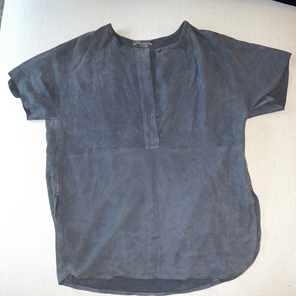 Vince Suede Pop Over Top